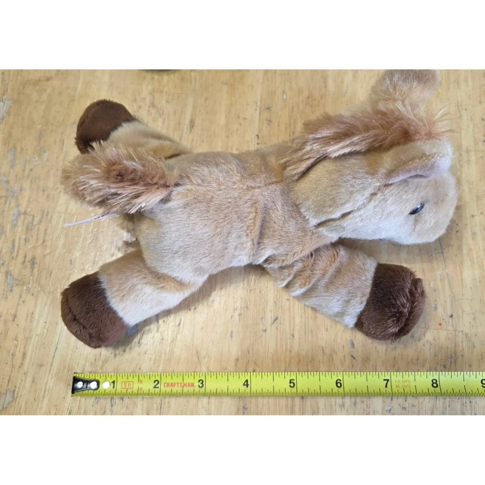 Aurora Lot 5 Mini Flopsie Farm Plush Stuffed Animals Longhorn Two Horse Cow Pig